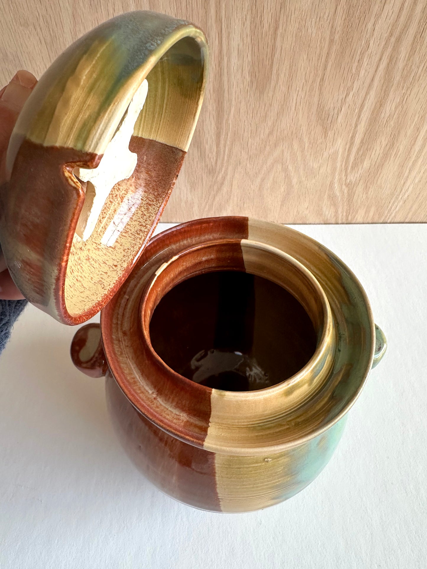 Water-Seal Fermenting Vessel 1 (Or cookie Jar!)