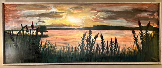 Large Acrylic Landscape Painting