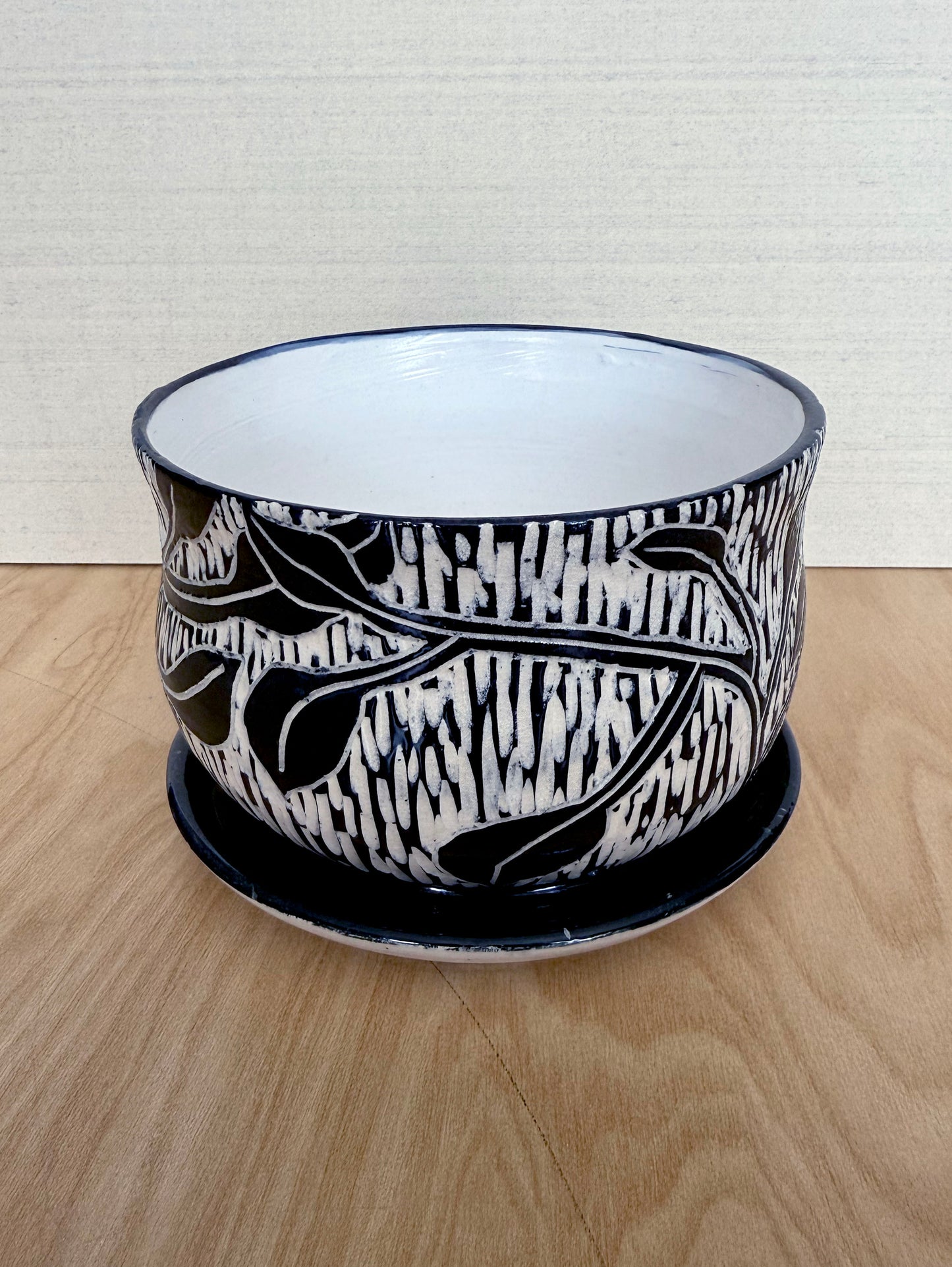 Sgraffito Planter 1