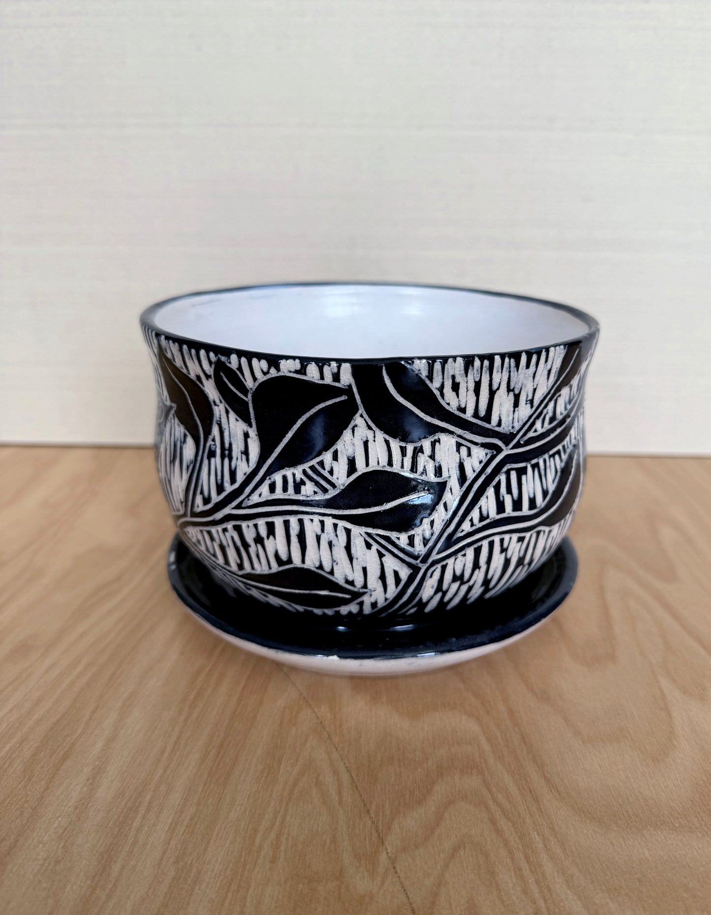 Sgraffito Planter 1