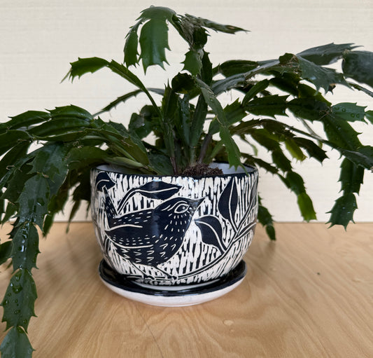 Sgraffito Planter 2