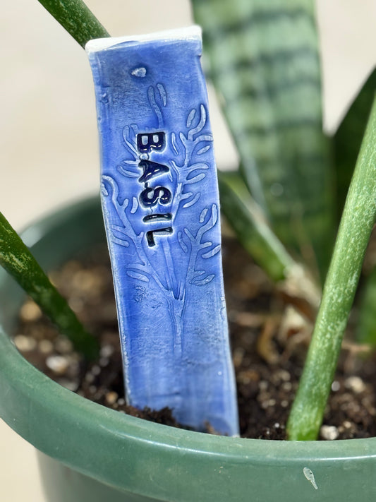 Garden Markers- Basil (3 inch stake)