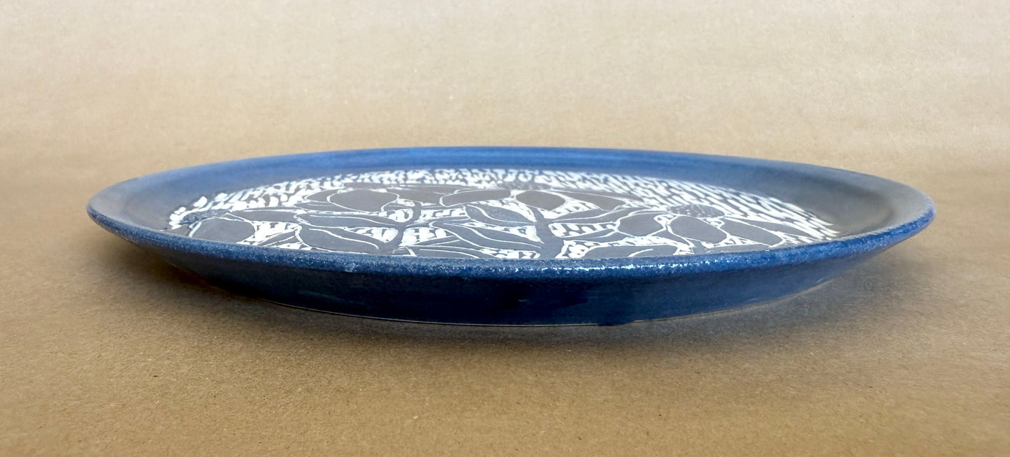 Black-eyed Susan Sgraffito Platter
