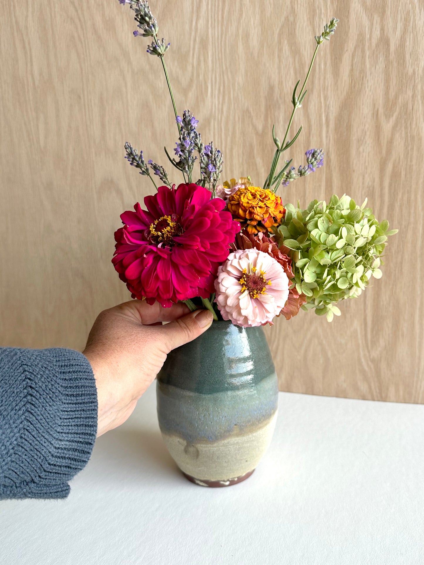 Layered Colors Vase